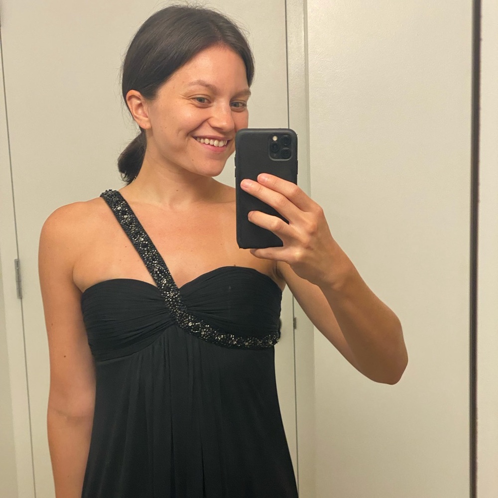 Beautiful black floor length dress